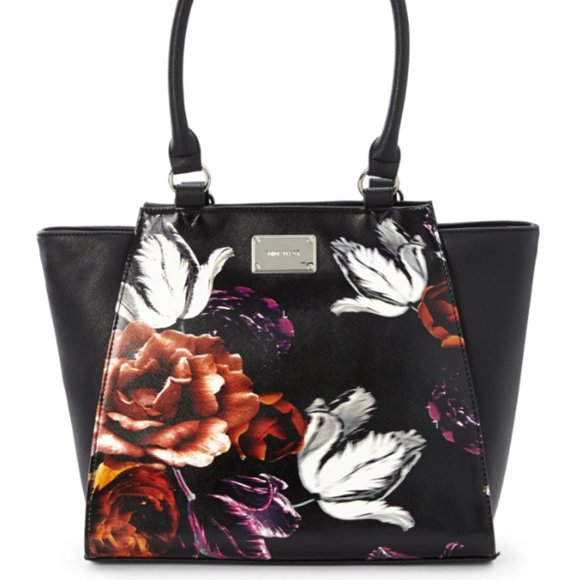 Nine West Handbags - 2/$20 Nine West Floral Print Satchel purse